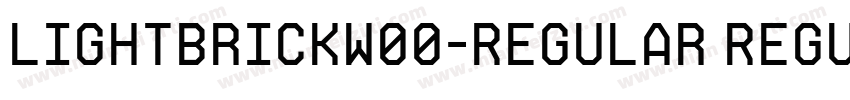 LightbrickW00-Regular Regular字体转换